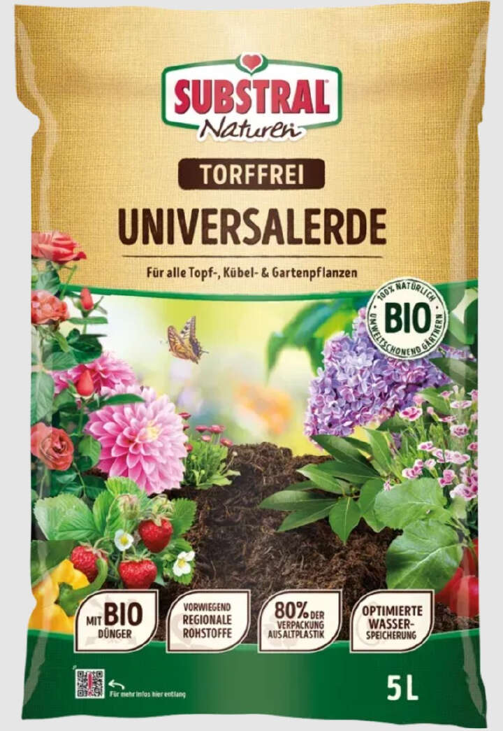 SUBSTRAL Naturen BIO Universalerde torffrei
